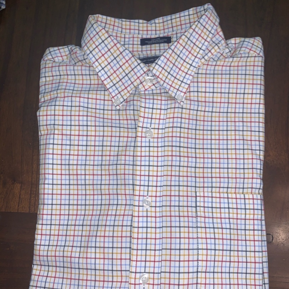 Easy Care Saddlebred White multicolored Shirt